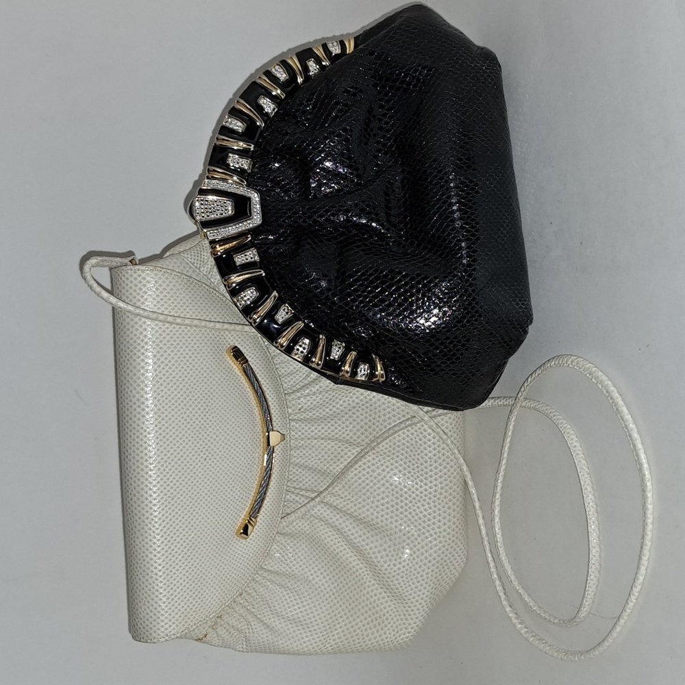 FINESSE LA MODEL Black & Cream Purses